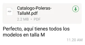 Genera catálogos personalizados