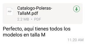 Genera catálogos personalizados