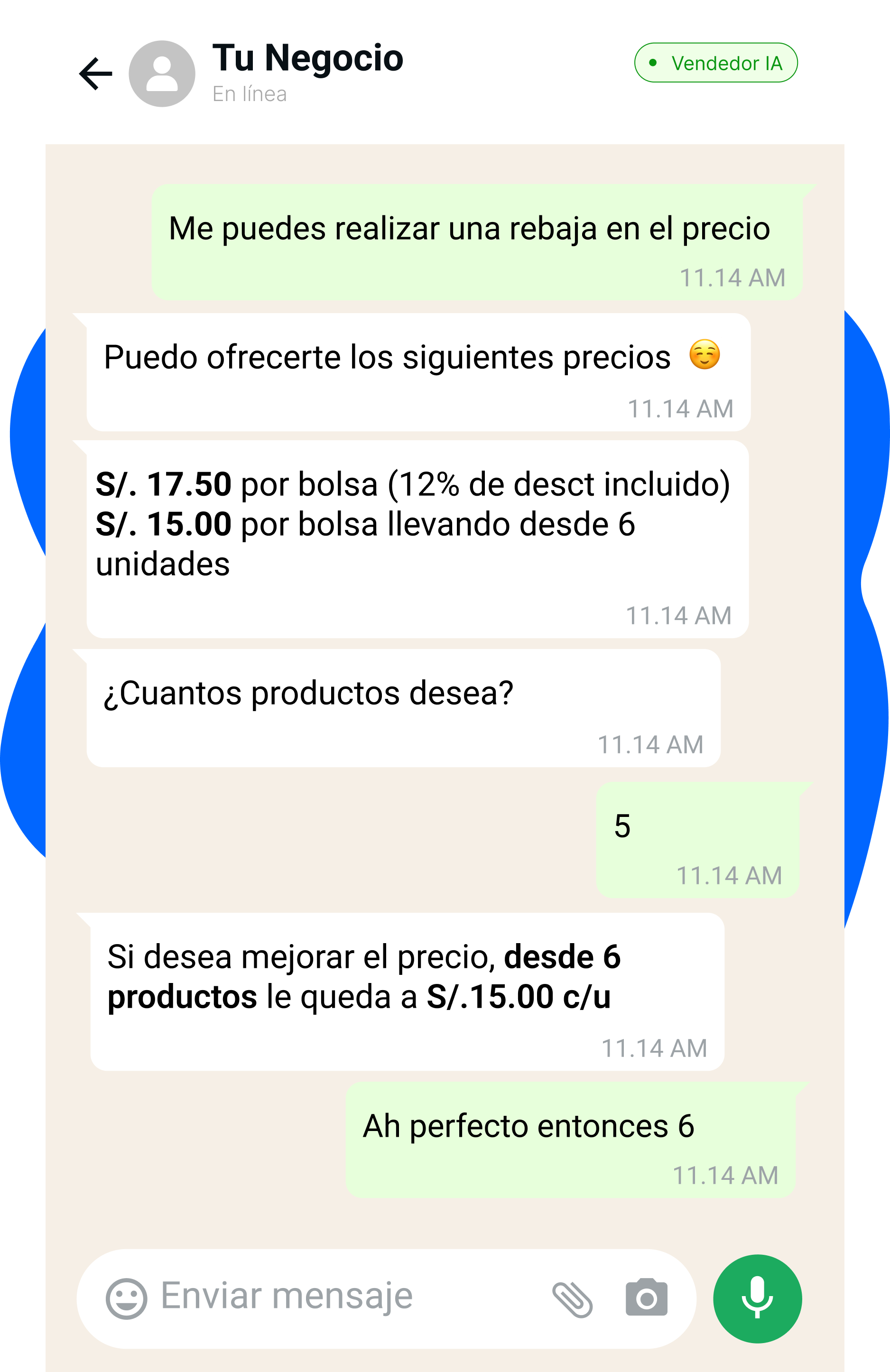MIA Vende funcionalidades
